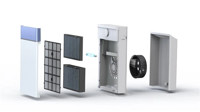 Diagram of product features